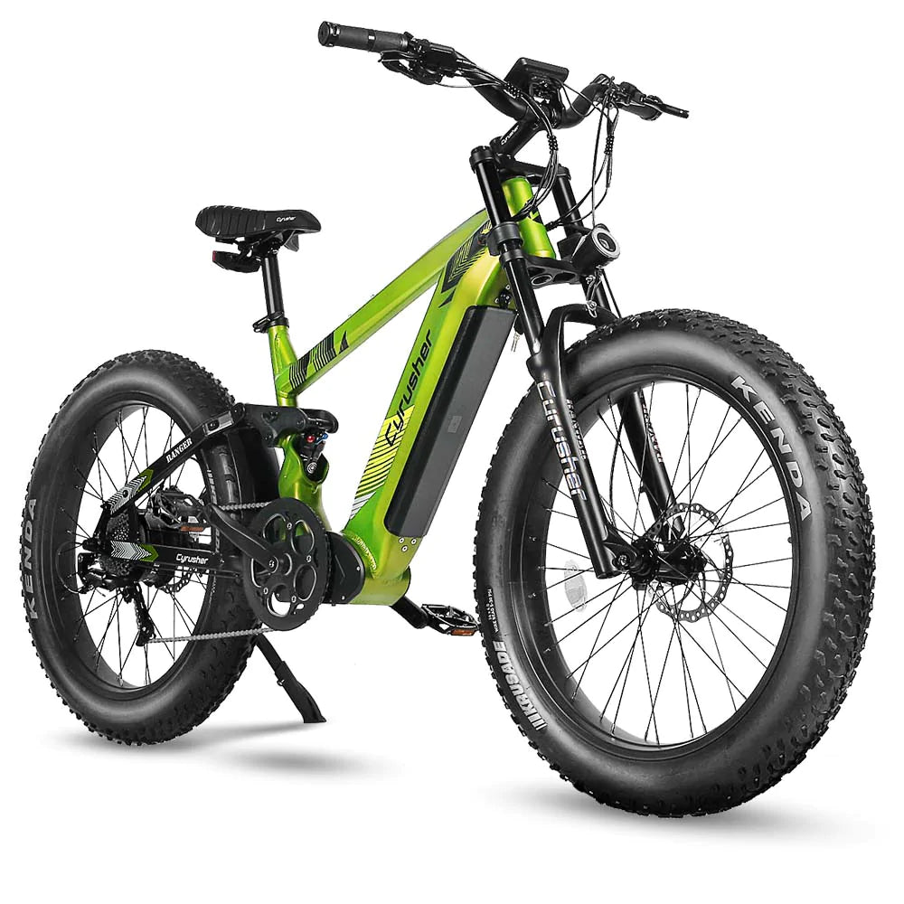 DEMO Cyrusher Ranger All-Terrain Electric Bike Green 750W 52v 20Ah